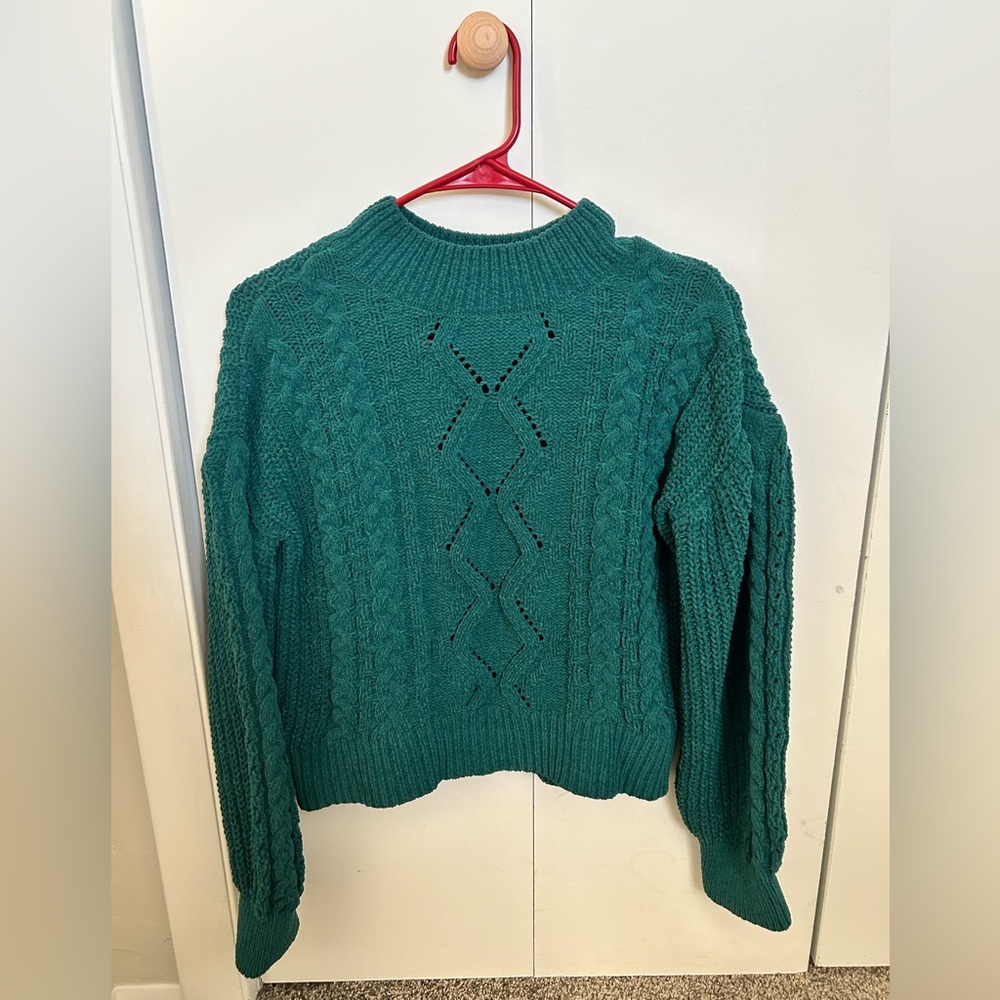 Green Knit Sweater